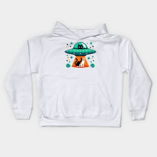 UFO CATS Kids Hoodie